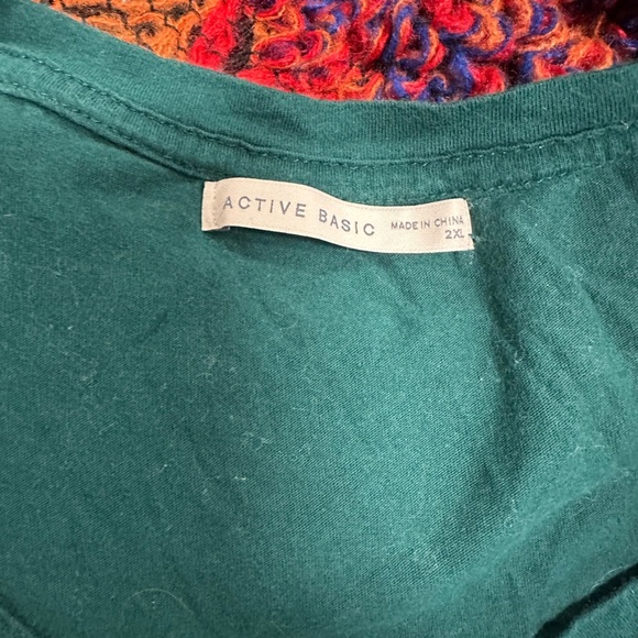 Active Basic Deep Green Tee - Picture 4 of 5